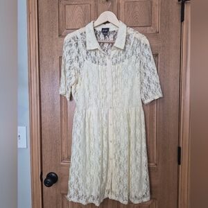 Ivory Lace - Youth Large - Dress